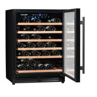 Climadiff Weinkühlschrank CBU51S2B, Unterbaufähig, 1 Zone, 51 Flaschen