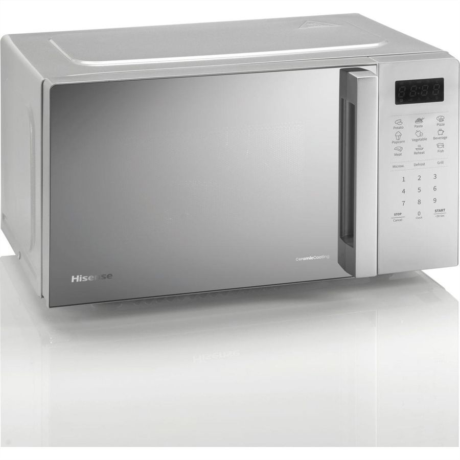 Hisense Mikrowelle H20MOMS4HG, 20L, mit Grill, silber