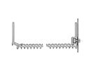 SCHROFF Unité enfichable de type cadre HF Écrou coulissant, M3.0, 100 pièces