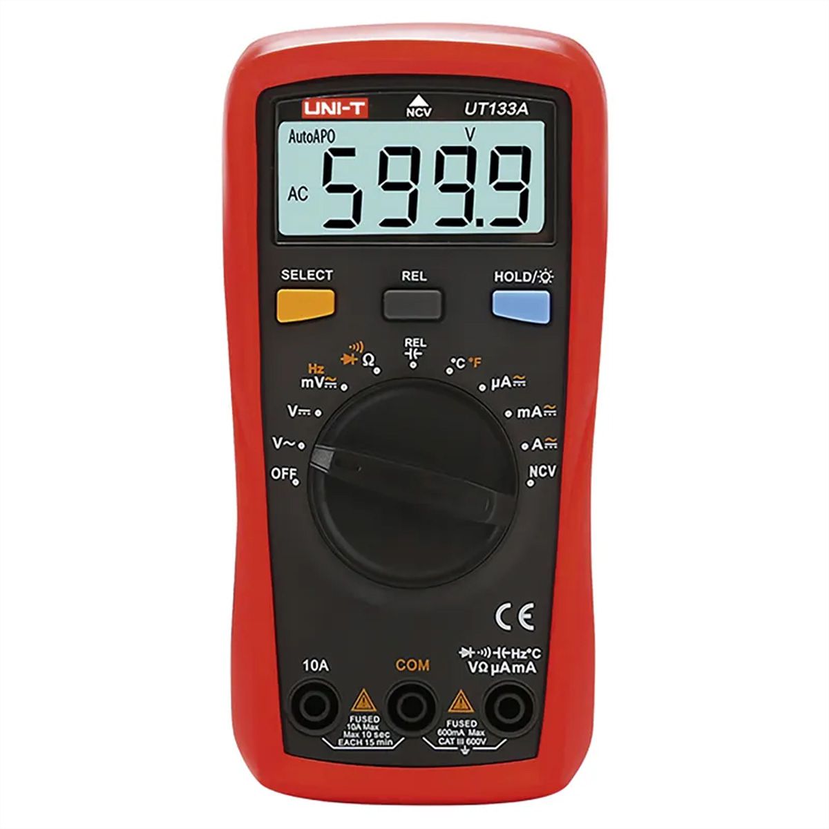 Steffen Multimeter AC/DC (600V/10A), CAT III 600V