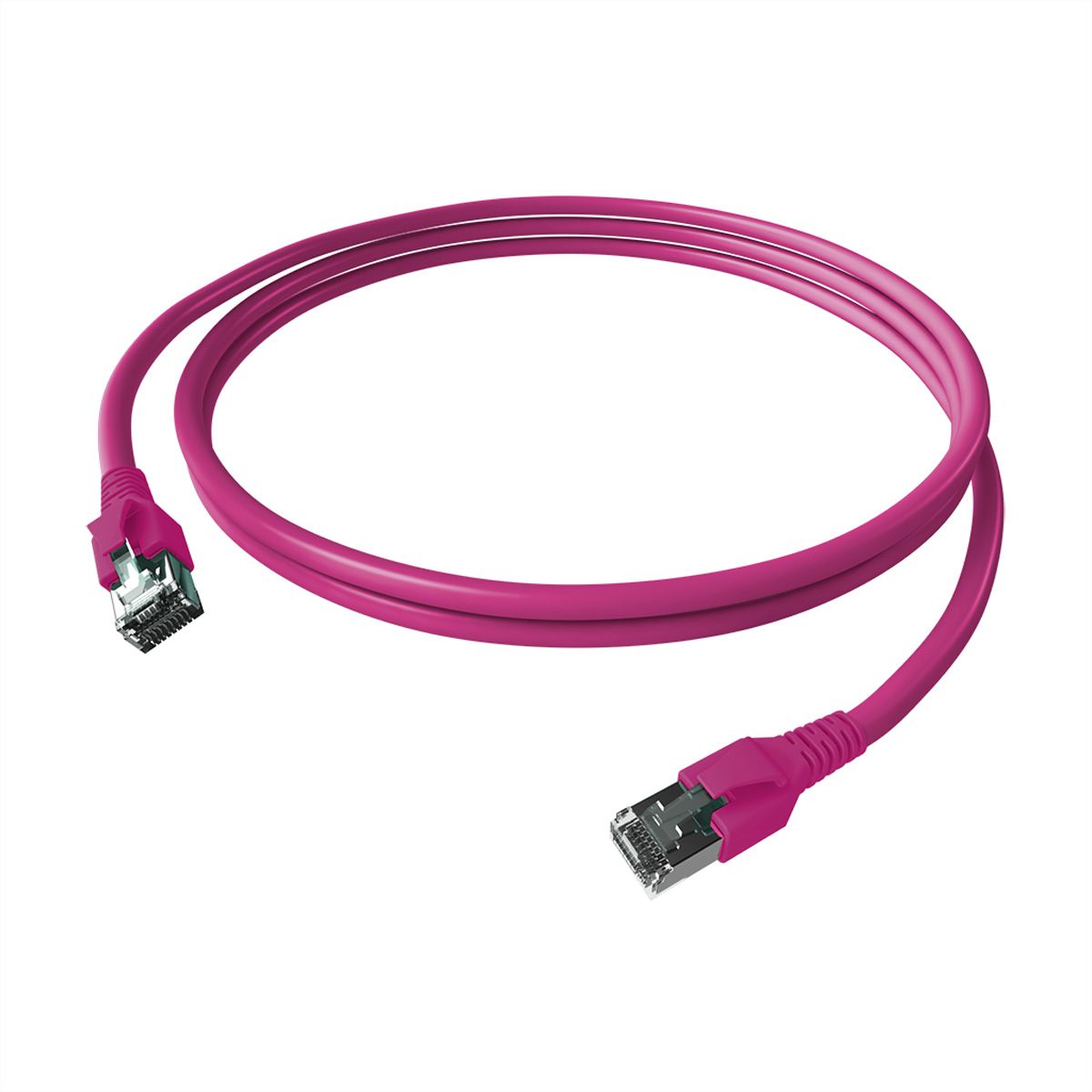 EasyLan FlexBoot Cordon Cat.6A, S/FTP, violet, 7,5 m