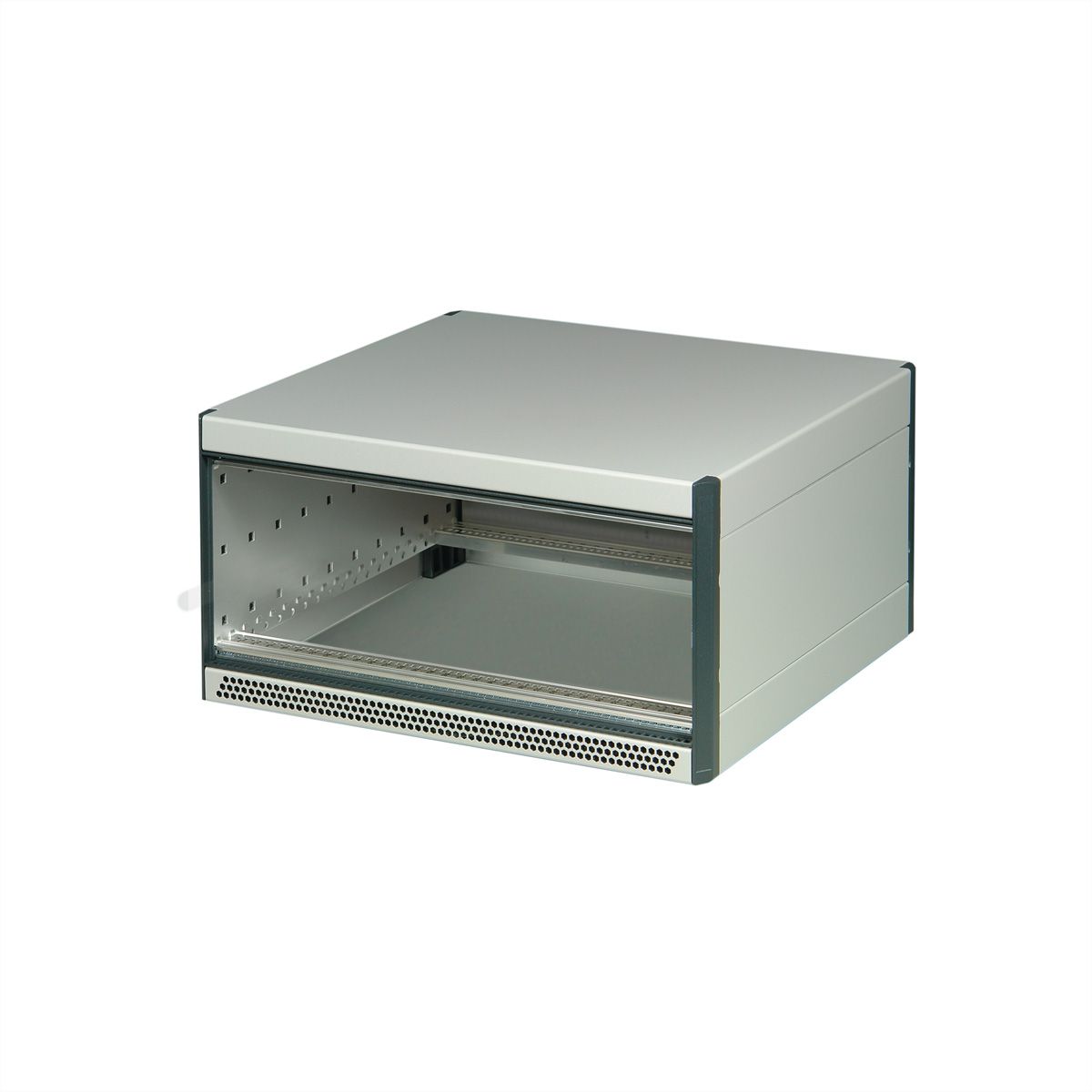 SCHROFF RatiopacPRO AIR Coffret de bureau, blindage à monter ultérieurement, face avant, 6/7 U, 84 CV, 375 mm