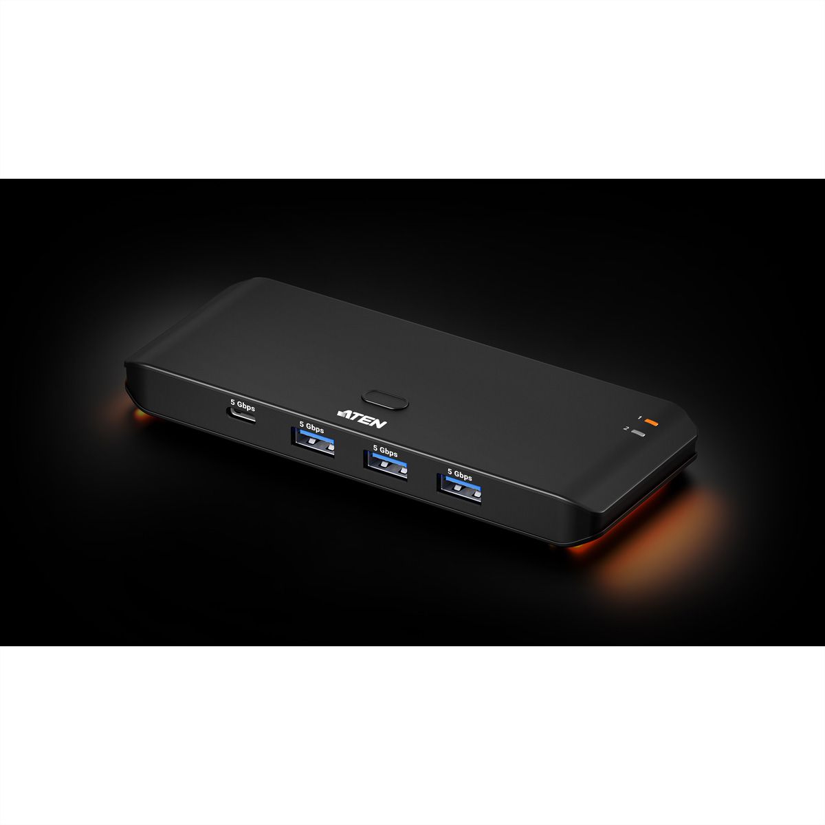 ATEN US4324 2x4-Port USB Sharing Switch, USB 3.2 Gen 1 Peripheral Sharing Switch