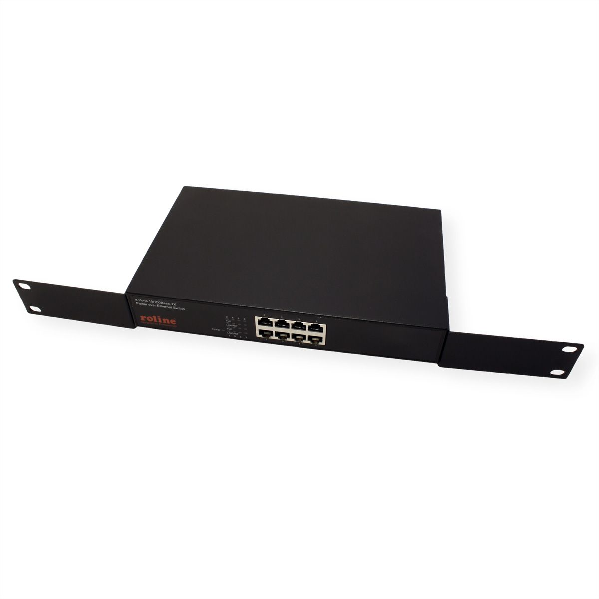 ROLINE Switch Fast Ethernet PoE, 130W, 8 ports