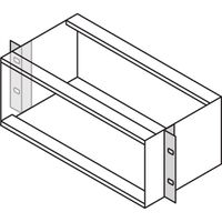 SCHROFF 19"-Winkel Typ F, tiefenvariabel - 19"WINKEL 3HE UNIV. 2STK