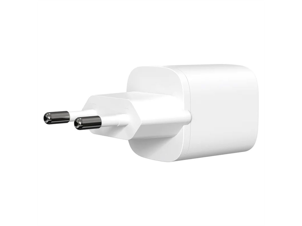 Steffen Adaptateur de charge GaN 20W, 1xUSB-C max. 3A blanc