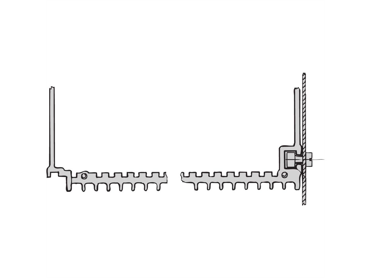 SCHROFF Unité enfichable de type cadre HF Écrou coulissant, M3.0, 100 pièces