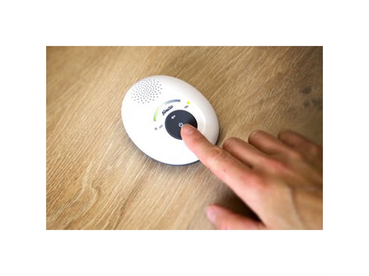 Alecto Baby HeeHee - Bouton vocal, transforme votre peluche en un ami interactif, Blanc