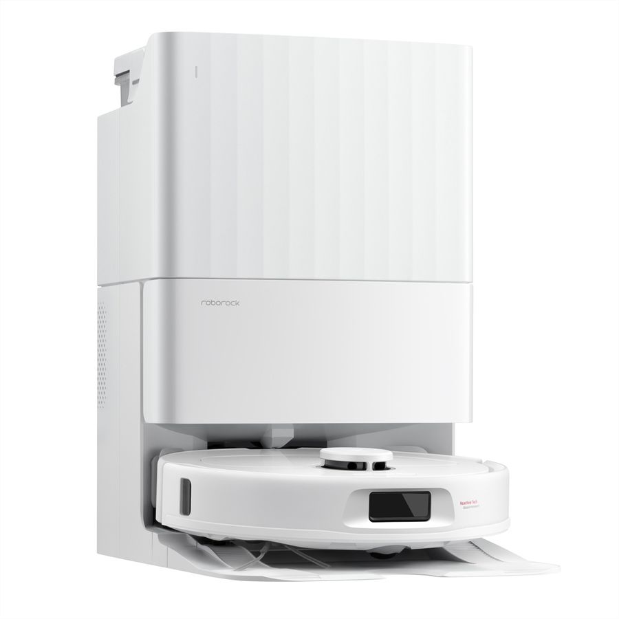 Roborock Aspirateur Qrevo S ProX blanc, Robot aspirateur/balayeur