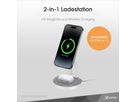 Xlayer Ladestation MagFix Pro 2 in 1 15W Grey/White