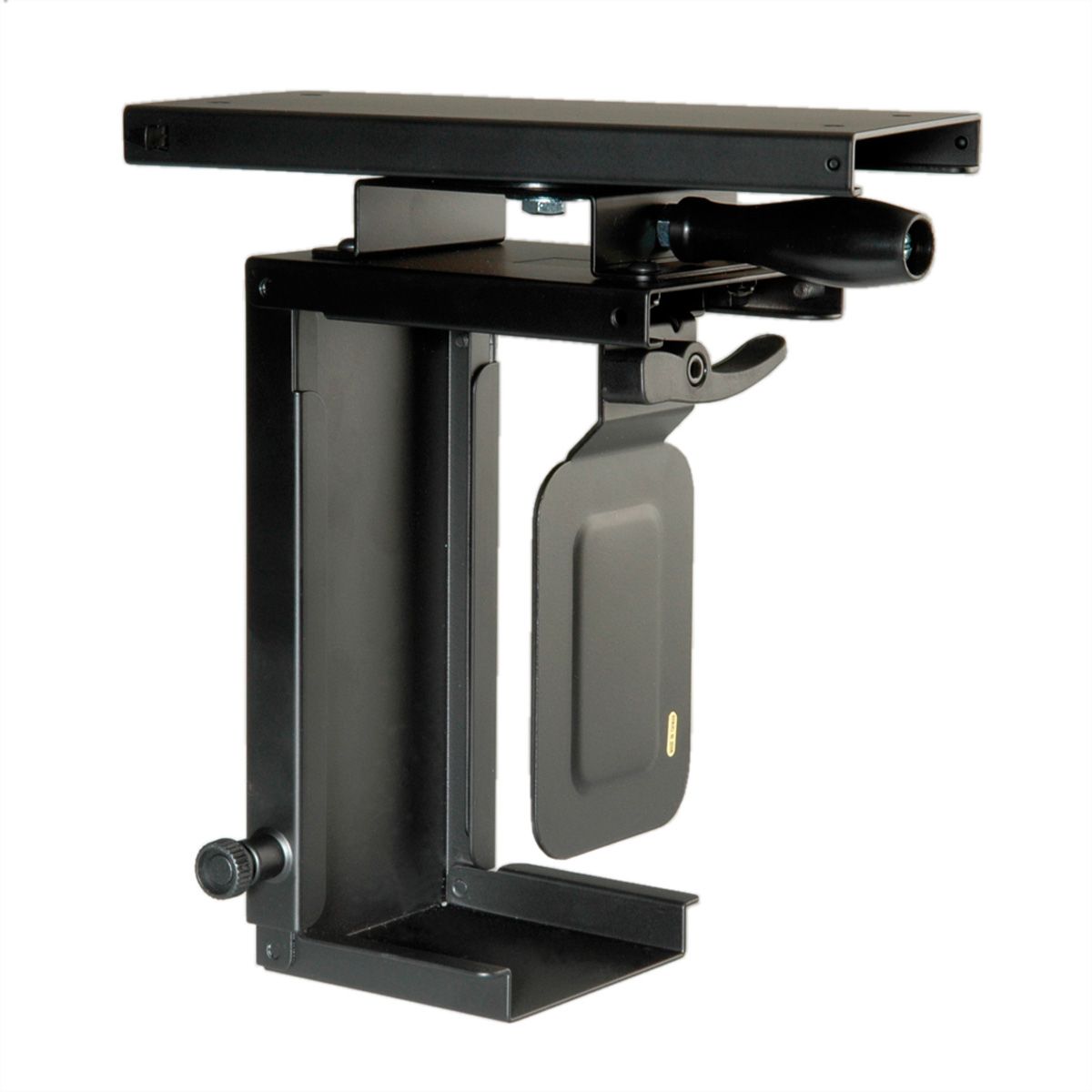 ROLINE Mini-PC-Halterung ausziehbar, drehbar, schwarz, bis 10 kg