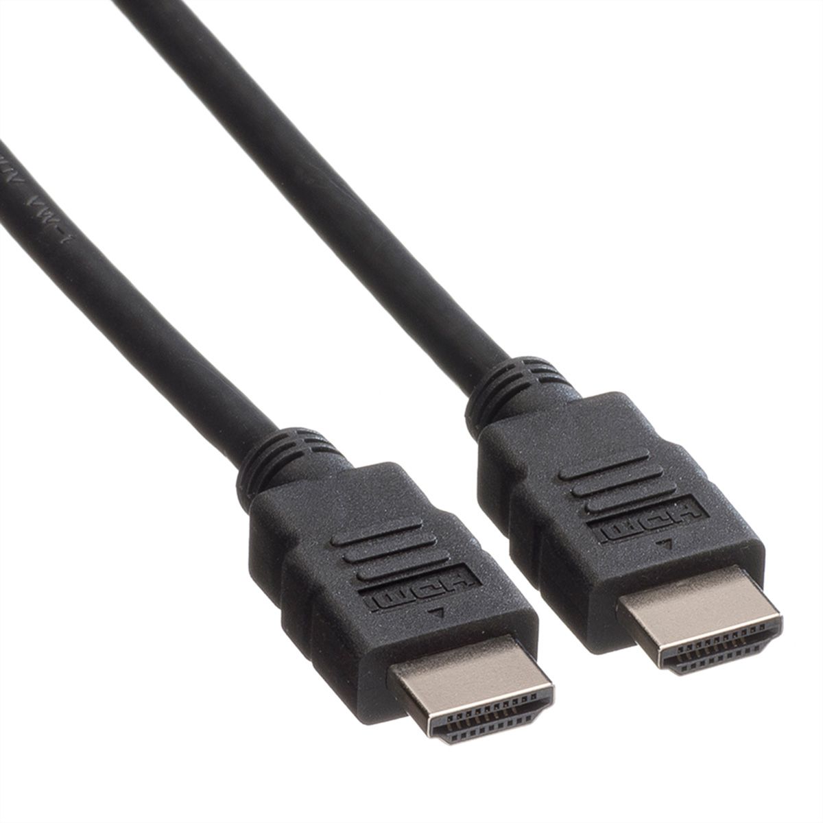 ROLINE GREEN HDMI High Speed Kabel mit Ethernet, TPE, schwarz, 1 m