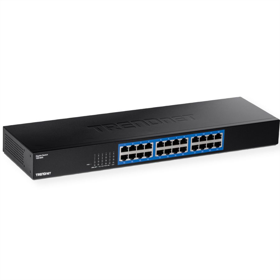 TRENDnet TEG-S25 24 Port Gigabit Rack Mount Switch