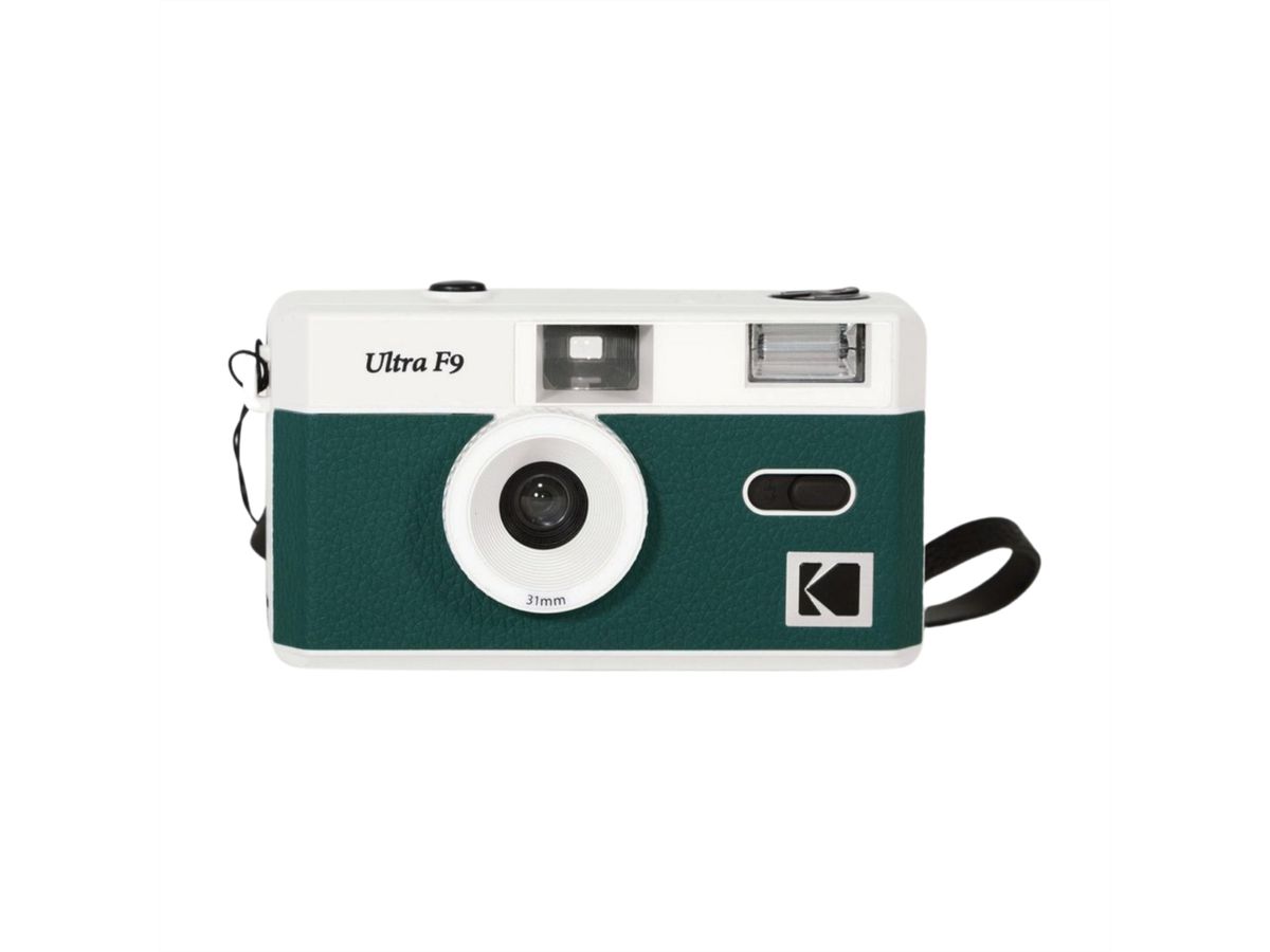 Kodak Analolgkamera Ultra F9, grün, 35mm/135-Kamera, Blitz