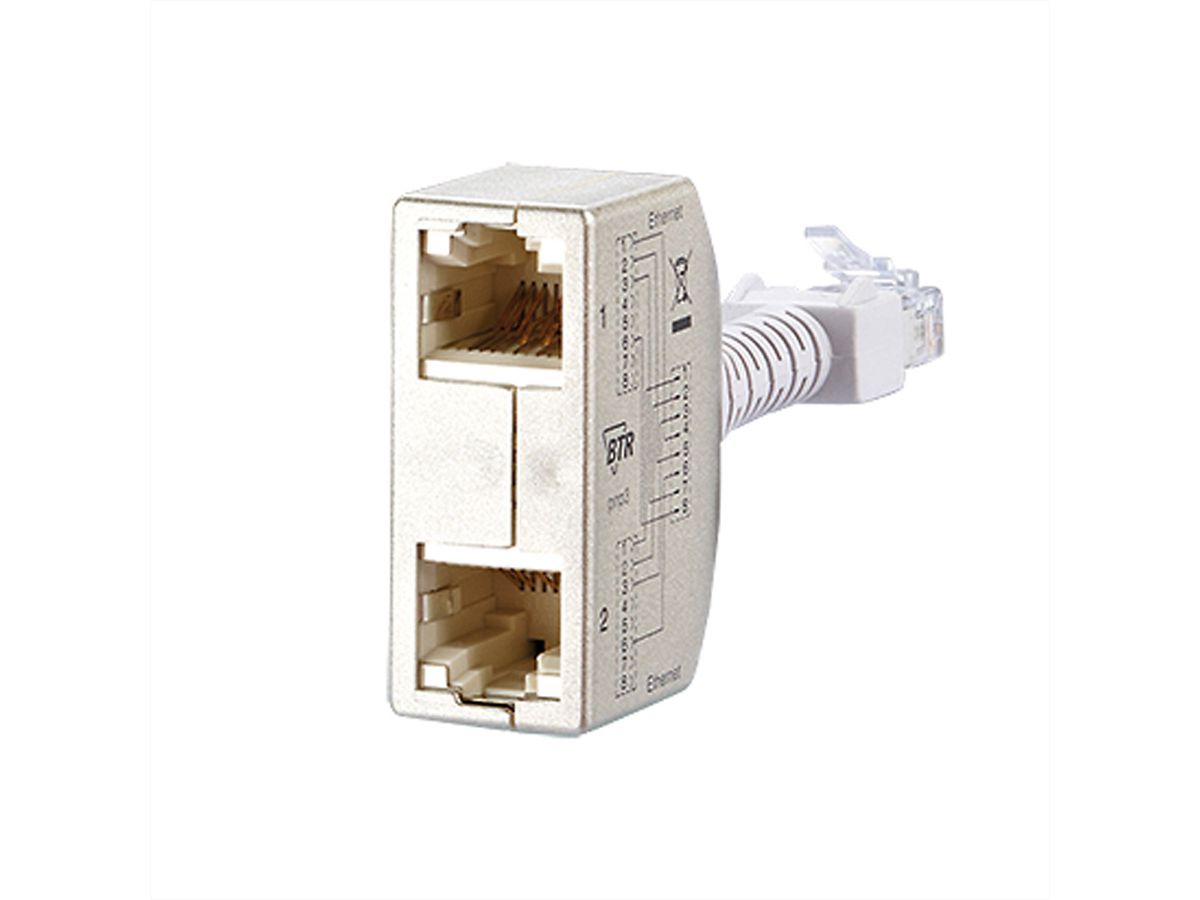 METZ CONNECT Cable Sharing Adapter pnp3, Ethernet/Ethernet, 2 St.