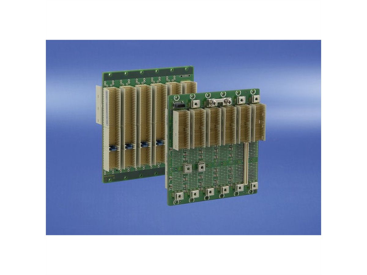 Carte-mère CPCI SCHROFF, Slot Right, 6 U, 3 slots, 64-Bit, 5 V VI/O