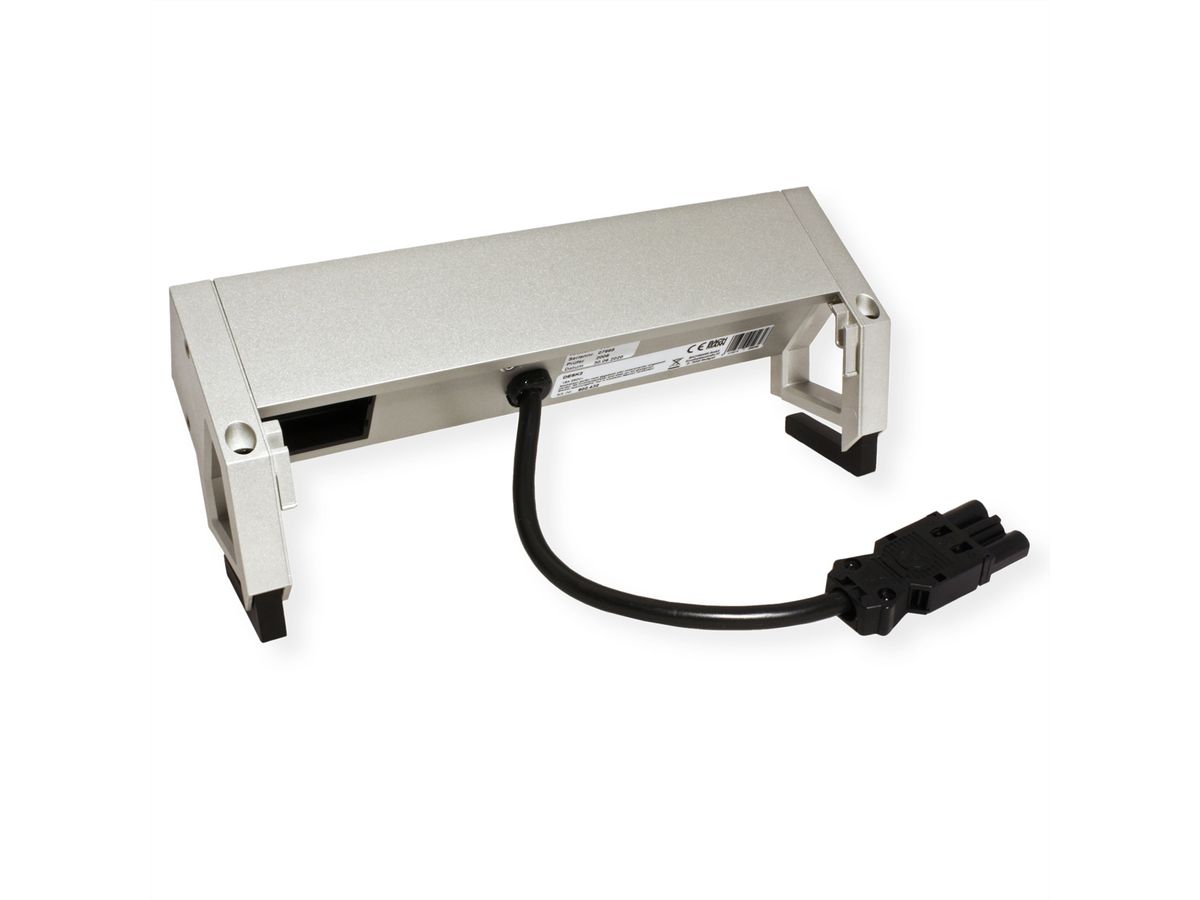BACHMANN DESK2 2xUTE 35° 1xUSB Charger 1xCM Strom 0,2m GST18 Inox