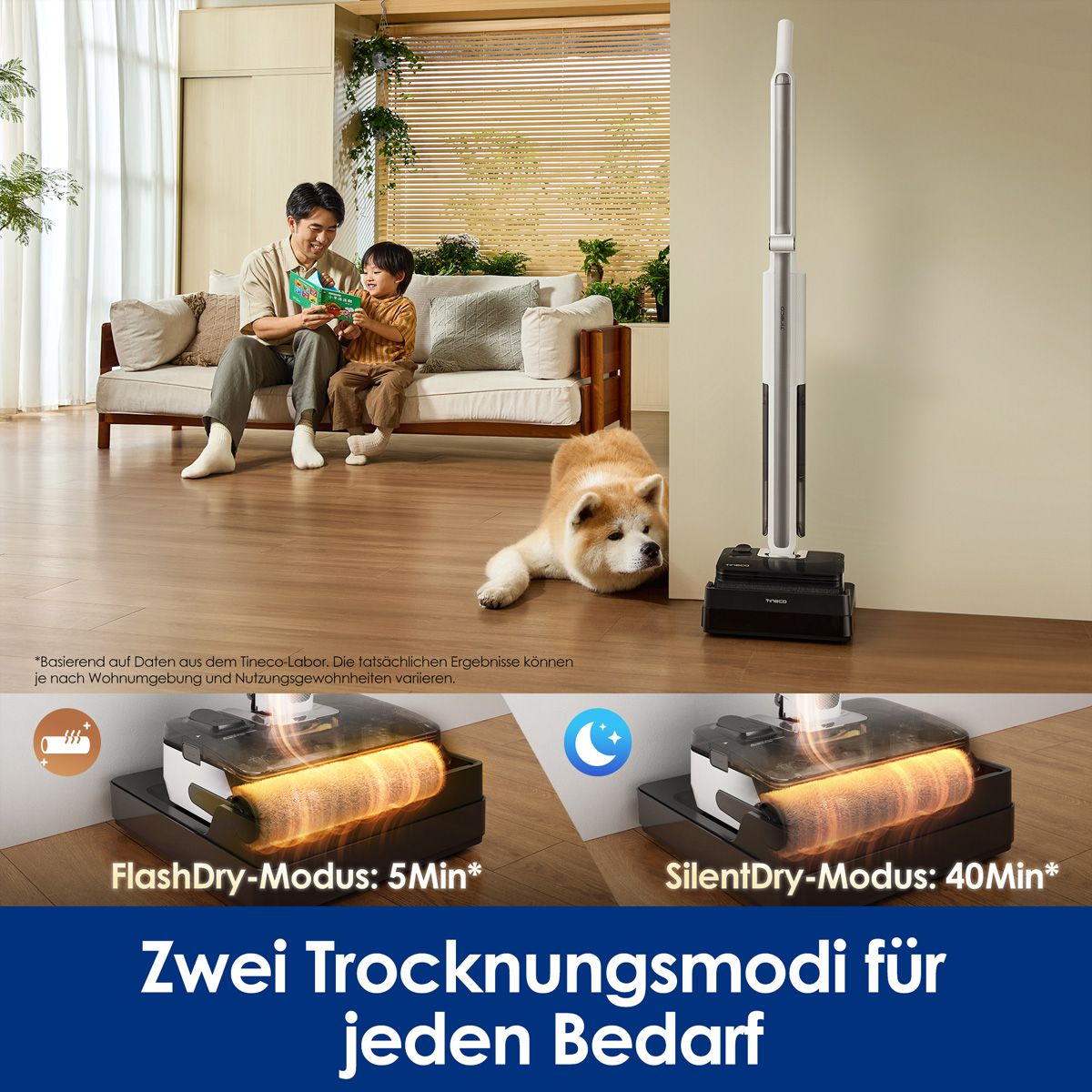 Tineco FLOOR ONE i7 Pliable Premium, Aspirateur laveur