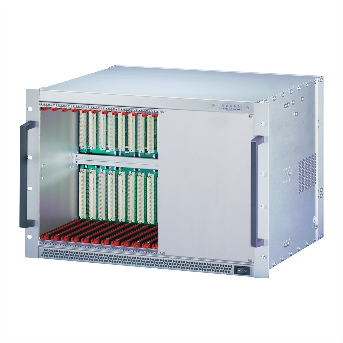 Système VMEbus SCHROFF, 7 U, 12 slots, pour modules de transition, Open Frame PSU