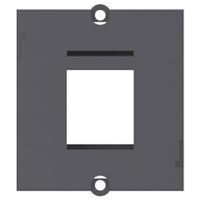 BACHMANN Module Cadre 1x Keystone, noir