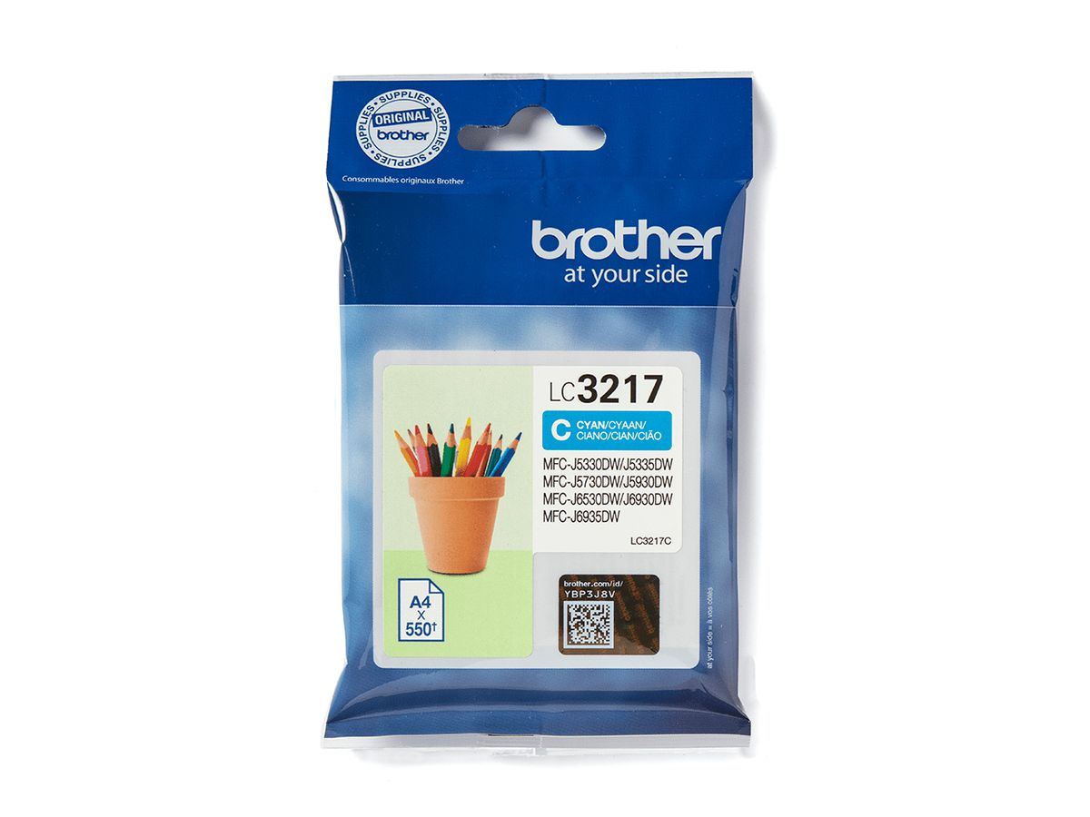 Brother LC3217C - Cartouche d'encre originale – Cyan