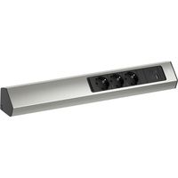 BACHMANN CASIA 2 3xCEE7/3 1xUSB A/C 22W 2,0m AEH aspect inox