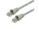 TELEGÄRTNER Patchkabel S/FTP, Cat.6A, LSOH, grau, 2 m