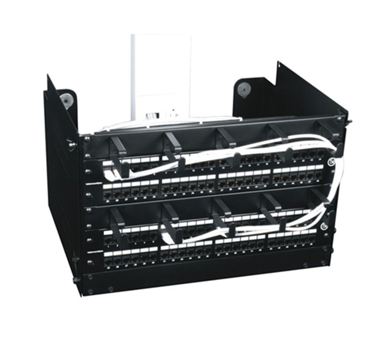 Middle Atlantic Products PPM-6-16OB Rack 6U Wandmontiertes Regal Schwarz
