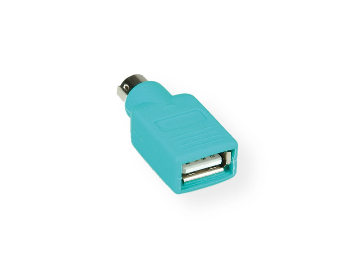 VALUE PS/2 - USB Maus-Adapter, grün