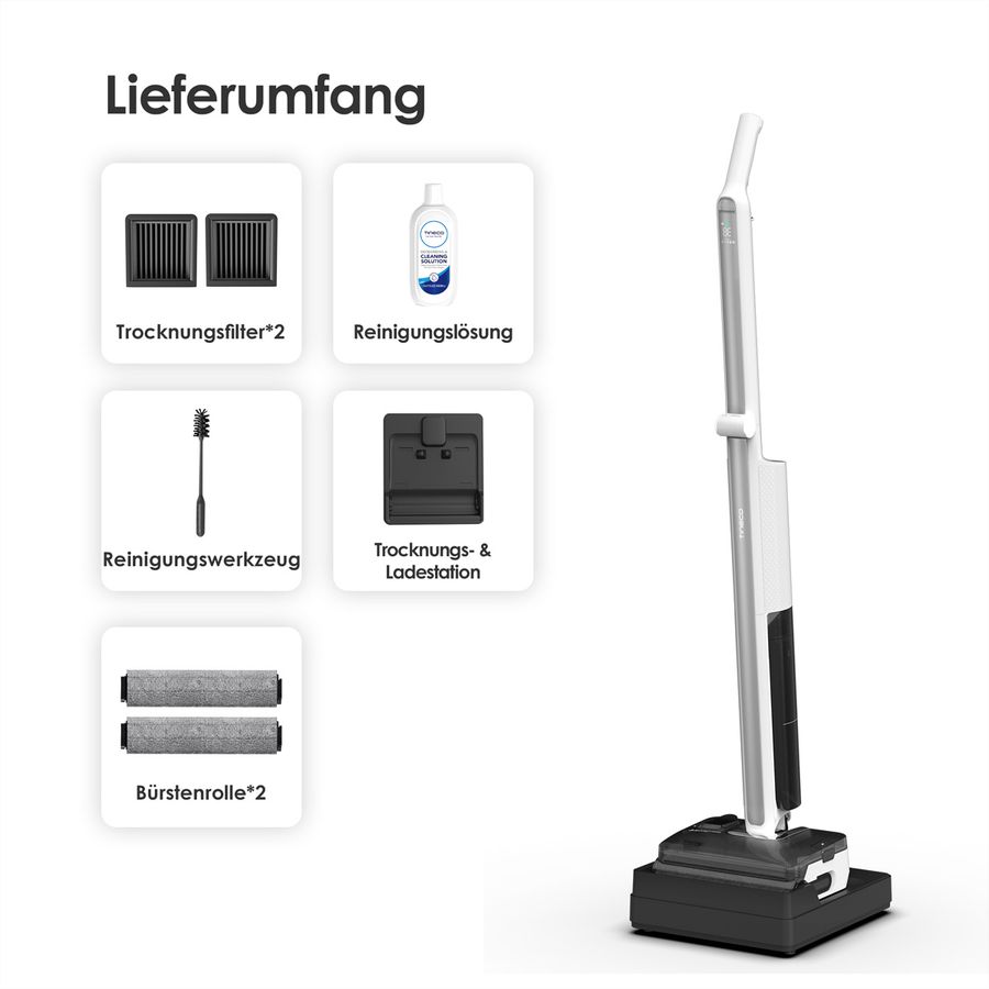 Tineco FLOOR ONE i7 Pliable Premium, Aspirateur laveur