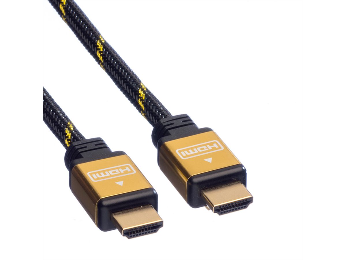 ROLINE GOLD Câble HDMI High Speed avec Ethernet, M-M, 3 m