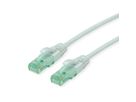 ROLINE RM Patchkabel Cat.6A UTP, grau, 0,3 m