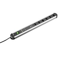BACHMANN PRIMO Bâti de prises 6x contact de protection, 1,75 m