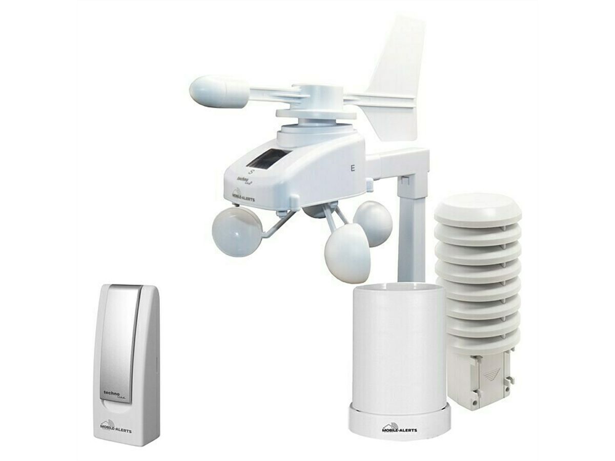 Technoline Mobile Alerts MA 10061 Set Basisstat.+Pro S. Regenmesser+Windmesser