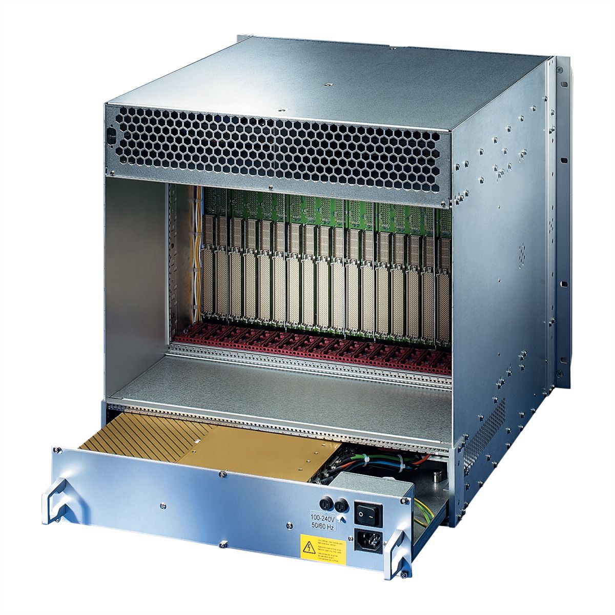 SCHROFF 10 HE, 21 Slot, mit Rear I/O - BGT 10HE 84TE 21SL VME64X V2