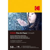 Papier photo Kodak - 50 feuilles A6, 230g/m2, 10cm x 15cm, mat