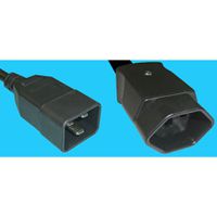 Netzkabel C20/T23 Kupplung montiert 16A/230V 0,3m