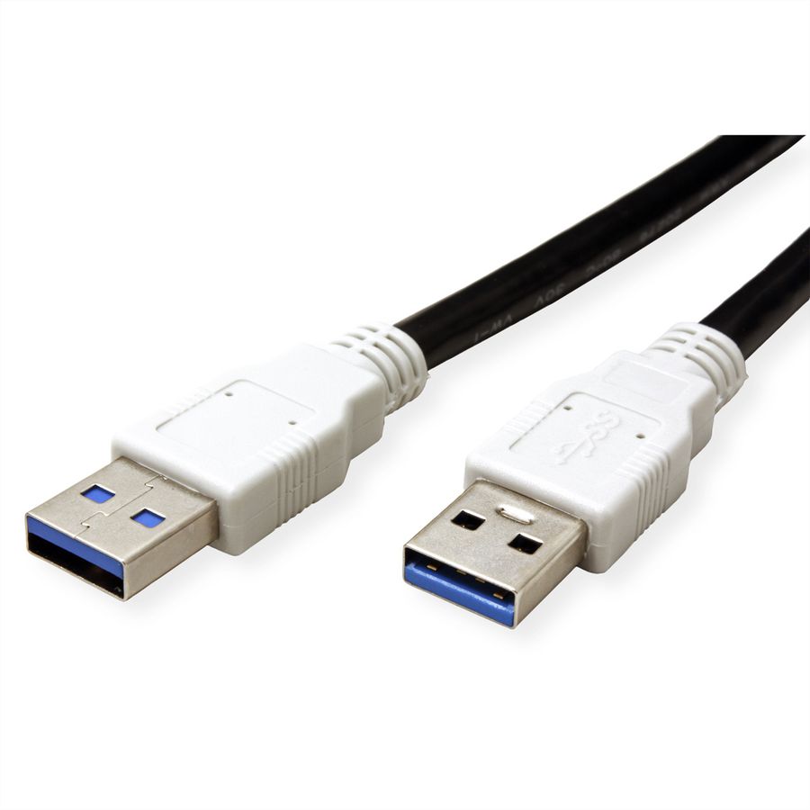 BACHMANN Câble USB 3.2 Gen 1 Type A-A, noir, 2 m