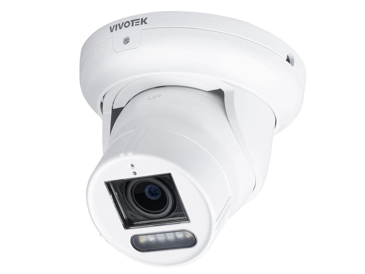 VIVOTEK IT9389-HTVW-v3 Caméra Turret 5 MP, 28.7-95.4°, IR-LED & Lumière blanch 30m