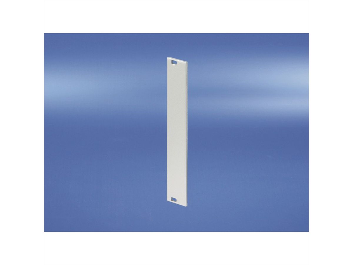 Face avant SCHROFF, non blindée, 3 U, 63 HP, 2,5 mm, alu, anodisé, bords non traités