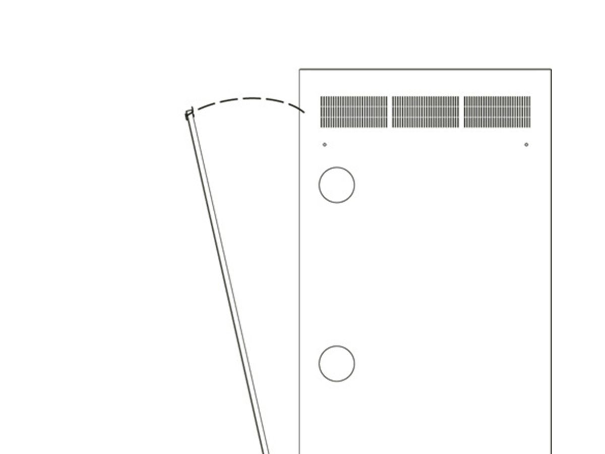 Middle Atlantic Products WR-RAP-44 Rack Zubehör Rear access panel