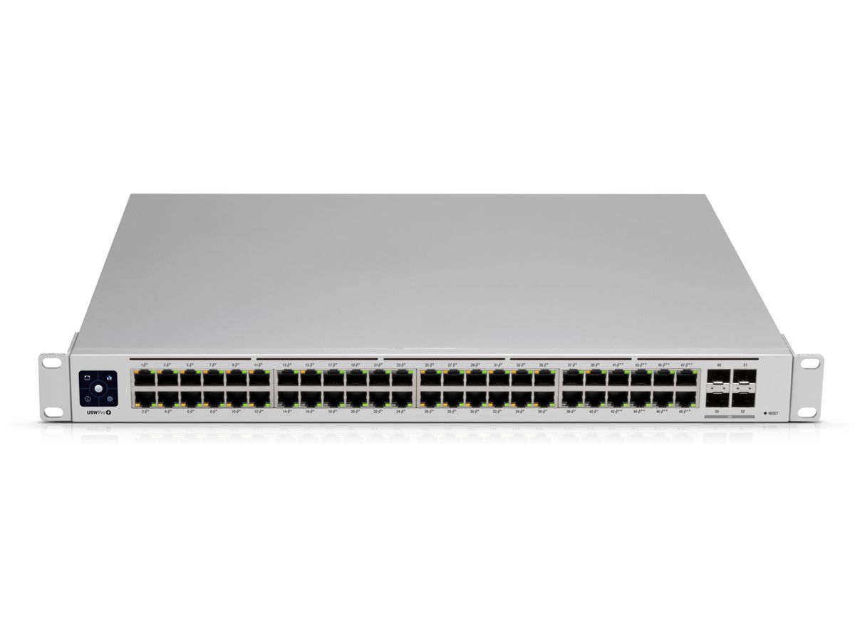 Ubiquiti UniFi USW-PRO-48 commutateur réseau Géré L2/L3 Gigabit Ethernet (10/100/1000) 1U Argent