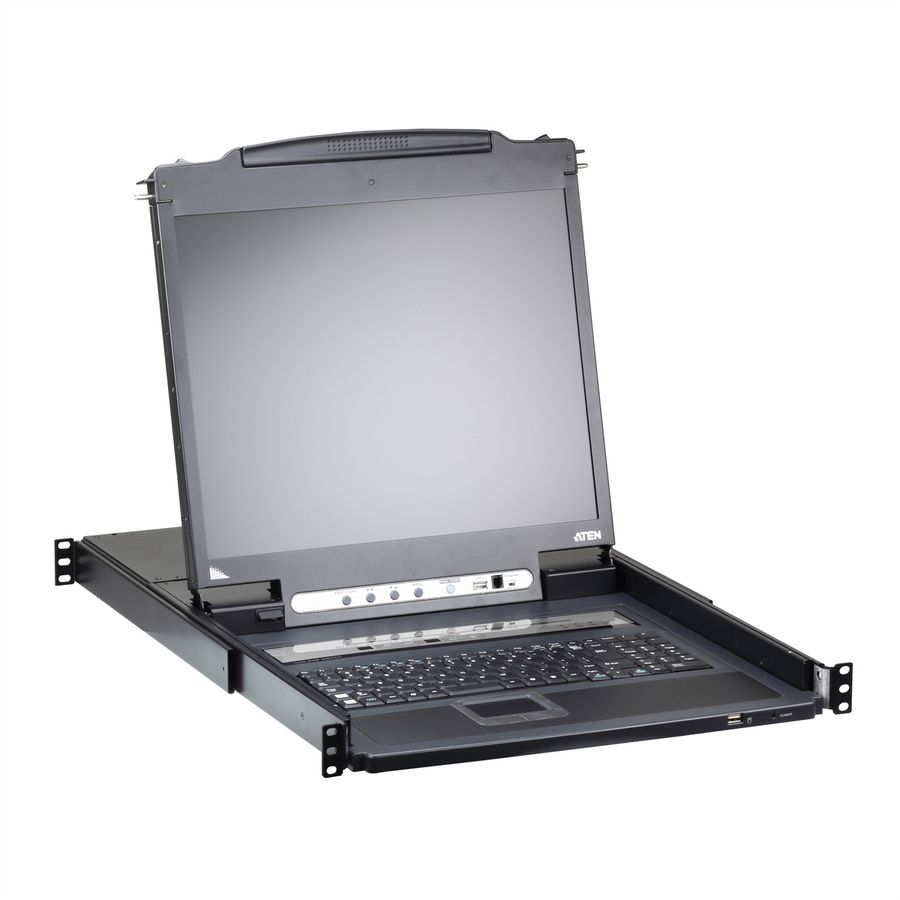 ATEN CL5708iM LCD KVM Switch Over IP, USB-PS/2,VGA , 8-Ports, FR-Layout