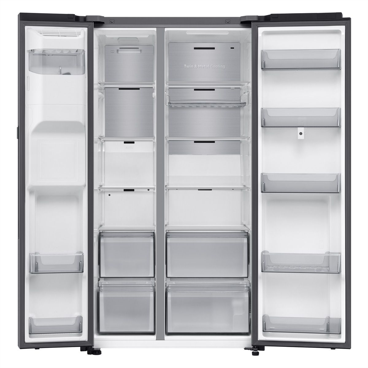 Samsung Food Center RS5000 FC, 614L, E-Grade, Wi-Fi, Edelstahl-Optik