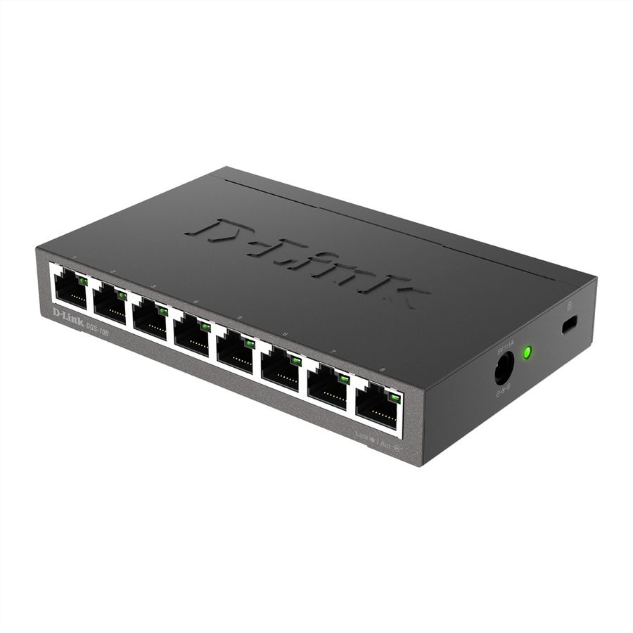 D-Link DGS 108 - commutateur - 8 ports - Ordinateur de bureau