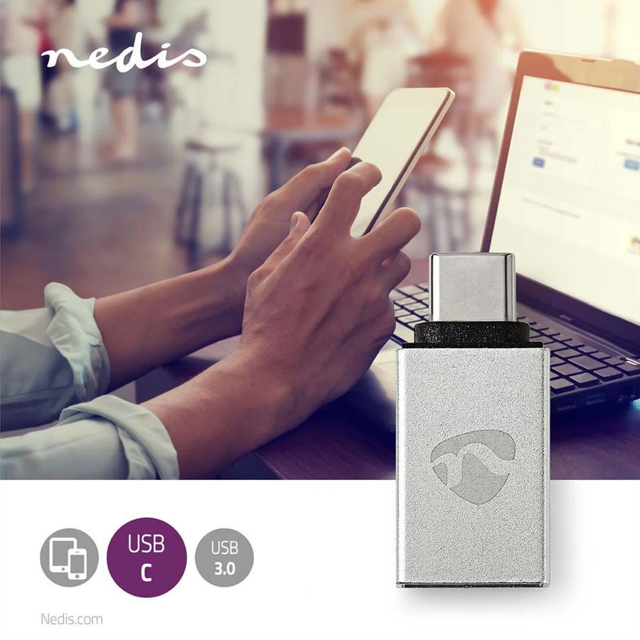Nedis USB-C Adapter auf USB-A BU