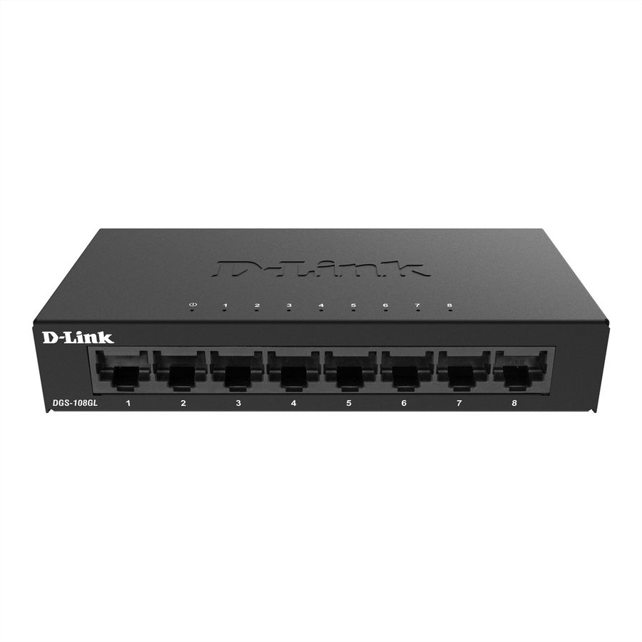 D-Link DGS‑108GL Switch de bureau non administrable 8 ports Gigabit