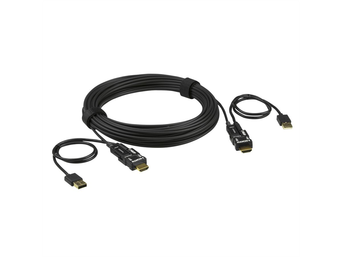 ATEN VE7833 HDMI Aktives Optisches Kabel True 4K 30m, 30 m