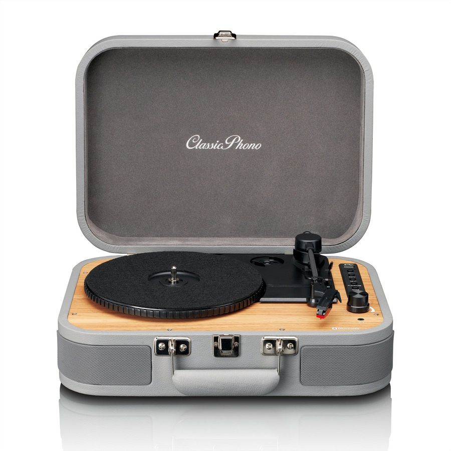 Platine vinyle Lenco TT-116GY, Encodage direct des MP3 USB, 33rpm&45rpm