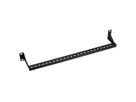 VALUE 19" Barre de gestion des câbles (horizontale), profondeur réglable, 1U, noir